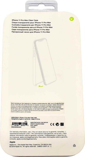 Apple clear case - clear, pro